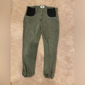 PAIGE Maternity Mayslie Cropped Jogger Pants